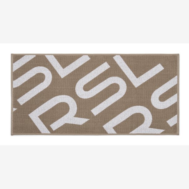 RSL Towel 50x100 Pebble/White